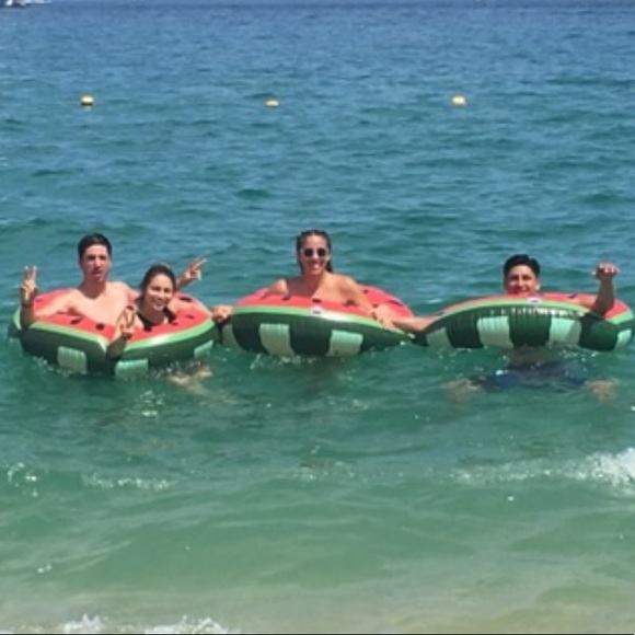 POOL FLOAT Floatie Watermelon Water Tube Adult and Kids - Picture 3 of 5